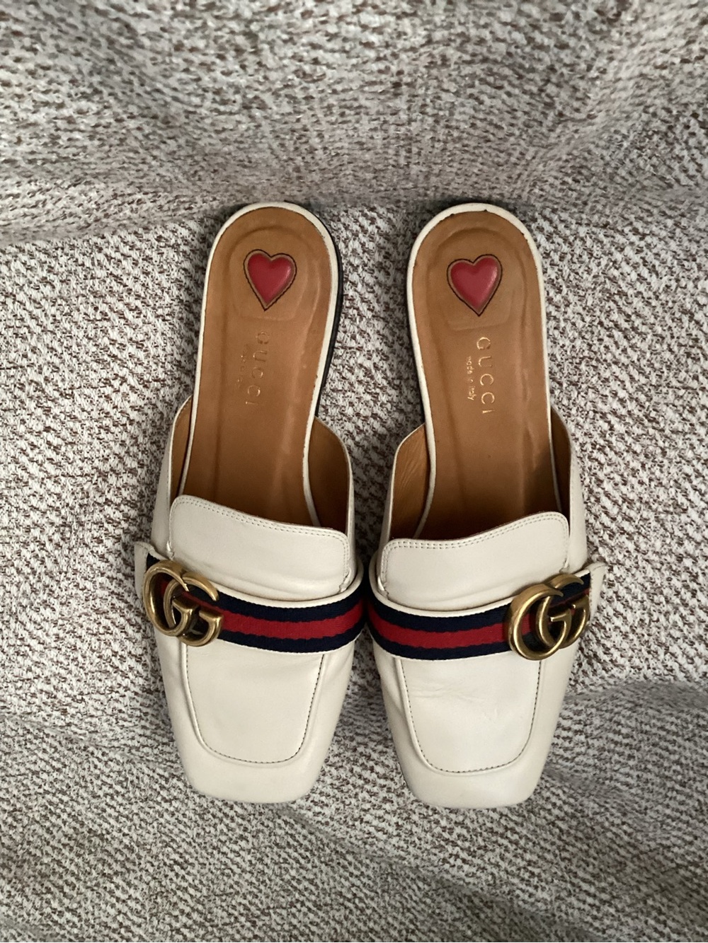 Gucci Peyton GG Beige Mule, Size 36.5 - Picture 3 of 10